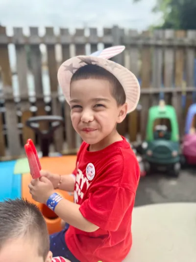 Child at Little Heaven Daycare